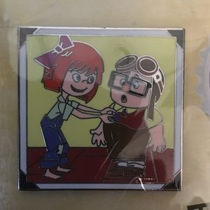 Disney Pixar Up pin Young Carl and Ellie